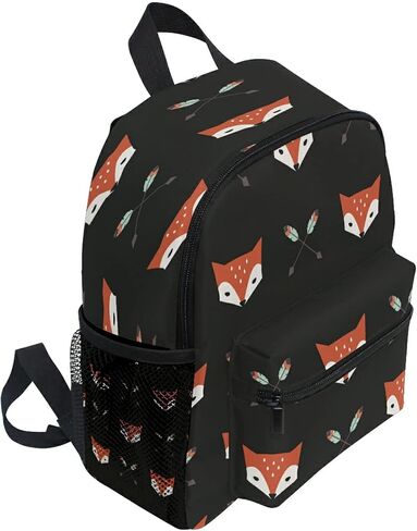senya Fox and Arrows Kids Backpack with Chest Clip, Toddler Schoolbag Preschool Bag for Girls Boys in Kuwait