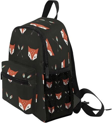 senya Fox and Arrows Kids Backpack with Chest Clip, Toddler Schoolbag Preschool Bag for Girls Boys in Kuwait