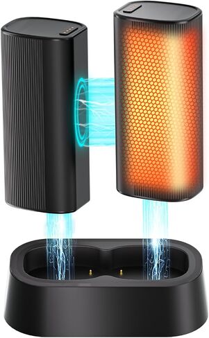 Hand Warmers 10000mAh,Hand Warme Rechargeable 2 Pack,Quick Charge Portable Hand Warme,Reusable Pocket Heater,Portable Electric Hand Warmers for Golf Outdoor Camping Hunting Hiking Equipment. in Saudi Arabia