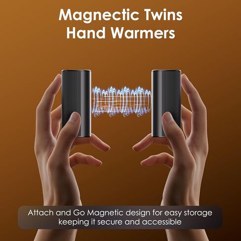 Hand Warmers 10000mAh,Hand Warme Rechargeable 2 Pack,Quick Charge Portable Hand Warme,Reusable Pocket Heater,Portable Electric Hand Warmers for Golf Outdoor Camping Hunting Hiking Equipment. in Saudi Arabia