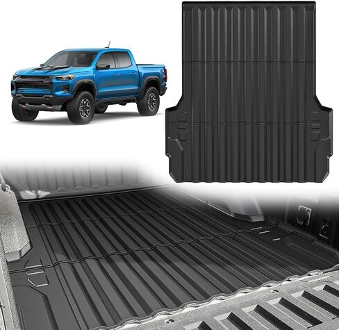Nilight Truck Bed Mat for 2015 2016 2017 2018 2019 2020 2021 2022 Chevy Chevrolet Colorado/GMC Canyon 5FT Bed,All Weather TPE Pickup Bed Liner Cargo Mat,revent Slipping or Damage to Truck Bed. in Saudi Arabia