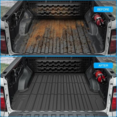 Nilight Truck Bed Mat for 2015 2016 2017 2018 2019 2020 2021 2022 Chevy Chevrolet Colorado/GMC Canyon 5FT Bed,All Weather TPE Pickup Bed Liner Cargo Mat,revent Slipping or Damage to Truck Bed. in Saudi Arabia