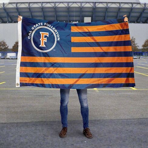 شركة College Flags & Banners Co. Cal State Fullerton Titans Stars and Stripes علم الأمة in Saudi Arabia