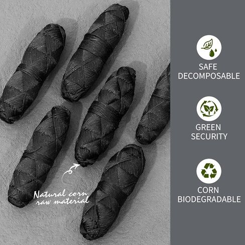 عبوات خيط تنظيف الأسنان المصنوعة من فحم الخيزران القابل للتحلل البيولوجي | إعادة ملء 6 عبوات | 6 × 30 م، نباتي، صديق للبيئة، العناية بالفم الطبيعية العضوية، صفر نفايات، خالي من البلاستيك، لم يتم الإساءة إلى الحيوانات لتصنيعه، مقاوم للتمزيق. in Kuwait