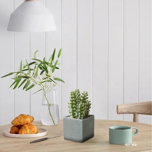 Artificial Cacuts Plants in Pots,Mini Realistic Cacuts Succulents for Bathroom Home Office Living Room Table Decor Indoor Outdoor in Saudi Arabia