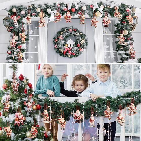 36 قطعة سانتا الرياضة زخرفة شجرة عيد الميلاد خشبية اللياقة البدنية الصالة الرياضية زخرفة الزينة سانتا رفع الأثقال سانتا المتزلج لاعب الهوكي كرة السلة كرة القدم الشاطئ الكرة زخرفة عيد الميلاد لشجرة عيد الميلاد ديكور in Kuwait