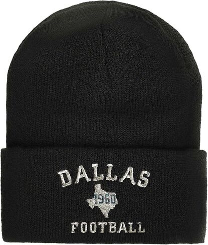 City Football Embroidered Beanie Hat Beanie for Men Women Warm Knit Hats Winter Beanie Cap for Football Fans Gifts in Saudi Arabia