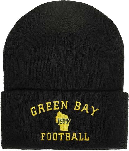 City Football Embroidered Beanie Hat Beanie for Men Women Warm Knit Hats Winter Beanie Cap for Football Fans Gifts in Saudi Arabia