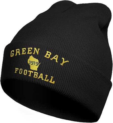 City Football Embroidered Beanie Hat Beanie for Men Women Warm Knit Hats Winter Beanie Cap for Football Fans Gifts in Saudi Arabia