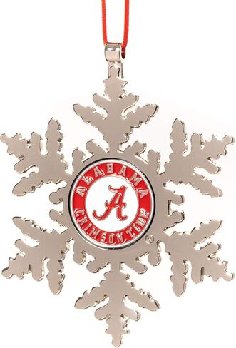 LSU Tigers Snowflake Metal Christmas Ornament in Saudi Arabia