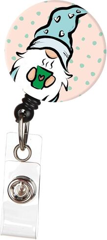 Retractable Badge Holder 32" Badge Reels Retractable for Office Workers Teachers Students Nurses with 360° Swivel Alligator Clip Cute Badge Reel (Brilliant) in Saudi Arabia