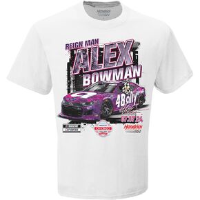 Alex Bowman #48 NASCAR 2024 Reign Man Chicago Street Race 7.07.2024 Win T-Shirt, Black