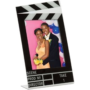 Neil Enterprises Inc. Acrylic Movie Clapboard 4" x 6" Photo Frame