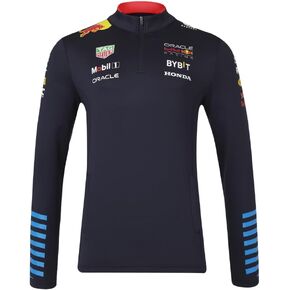 Castore Red Bull Racing F1 2024 Team 1/4 Zip Mid Layer (M), Medium, Night Sky