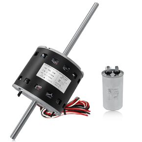 RV AC Condenser Fan Motor Compatible with Fasco D1092 Coleman mach 1468-3069 7184-0156 7184-0432 Zhongshan Broad-Ocean Y6L457D01L,1/3HP Air Conditioner Condenser with a Capacitor-115 V 1675/1080RPM