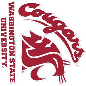 Desert Cactus Washington State University Stickers WSU Cougars Cougs Vinyl Decals Laptop Water Bottle Car Scrapbook T5 (Type 5-1)
