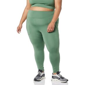 Amazon Essentials Women's Everyday Fitness 7/8 Zipped Legging (Available in Plus Size)