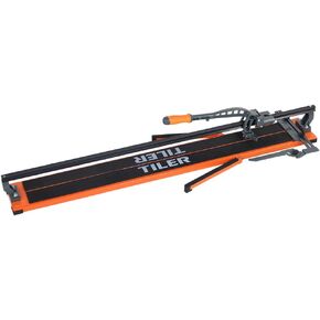 TILER 48 Inch Manual Tile Cutter,Professional Porcelain Ceramic Tile Cutter, Removable Scale & Tungsten Carbide Cutting Wheel, Anti-Skid Feet & Ergonomic Handle 8102E-5B