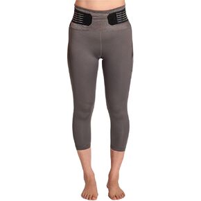 Tommie Copper Women’s Pro-Grade Lower Back Support Compression Leggings Capris with Pocket & Adjustable Straps