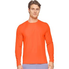 Expert Brand USA-Made Men's Drimax Dry Fit Hi Vis Athletic Long Sleeve Shirt