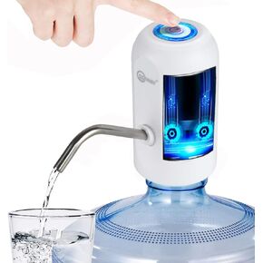 CoolWAY Gallon Water Bottle Electric Water Pump, Portable Electric Water Dispenser Works with Outdoor Filters (K012 Water Pump)