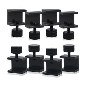 8 Pcs 3D Printer Glass Bed Clamps Adjustable Fixed Clips, 3D Printer Hot Bed Printing Platform Upgrade Kit for Ender 3s 3 Pro, 5 Pro, CR-20 PRO, CR-10S Pro 3D Printer