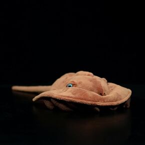 18.1'' Realistic Crab Stuffed Animal Horseshoe Crab Plush Lifelike Soft Stuffed Fish Limulus Tri-Spine Horseshoe Crab Plushie Pillow Doll Toy Kids Gifts