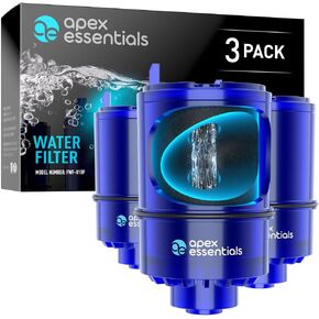 RF9999 Certified Compatible with Pur PLUS Faucet Filtration Systems, RP-9999, FM-3700, FM-2500V, PFM400H, PFM450S, PFM150W, Pack of 6