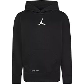 Nike Jordan Big Boys' Dri-Fit Therma Pullover Hoodie (Carbon Heather, Small)