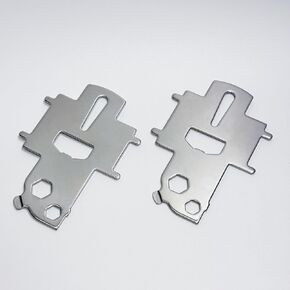2 Pieces Deck Plate Key Fuel Stainless Steel Boat Gas Key Tool for Gas Fuel Water Waste Fill Fitting Many Different Workplaces