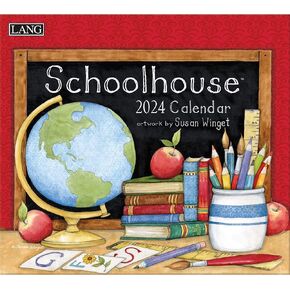 LANG Schoolhouse 2025 Wall Calendar (25991001940)