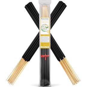Gardenia Exotic Incense Sticks Jumbo 19 Inch Long - Bulk 1 Bundle 27 to 30 Sticks - Natural 19" Extra Large with A Smooth Aroma That Burns for 3 to 4 Hours Each.