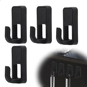4pcs Magnetic Grill Hooks, 2.76x1.38x1.38 Inch Grill Hooks for Traeger Grills Heavy Duty Outdoor Magnetic Hooks Barbecue Tool Hooks Accessories for Traeger Grill