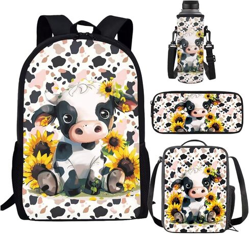 German Shepherd Backpack and Lunch Bag Set for Girls 6-8/8-10/10-12 Dog Kids Bookbag with Lunch Box Butterfly Elementary School Book Bag Lunchbag Pencil Case Student Schoolbag Back Pack in Saudi Arabia