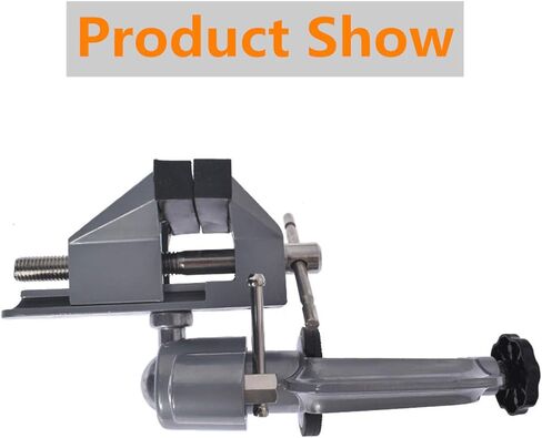 findmall Universal Table Vise 3" Aluminum Swivel Bench Vise 360 Degrees Rotating Fit for Holding Small Parts in Jewelry Hobby Model Making Electronics and More in Kuwait