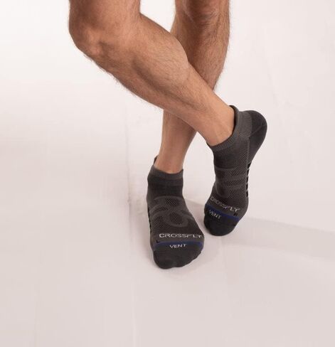 Men's Vent Low Cut Socks,Breathable, Anti-Blister Heel Tab and Arch Support, Ideal For Running, Cycling and Hiking in Saudi Arabia