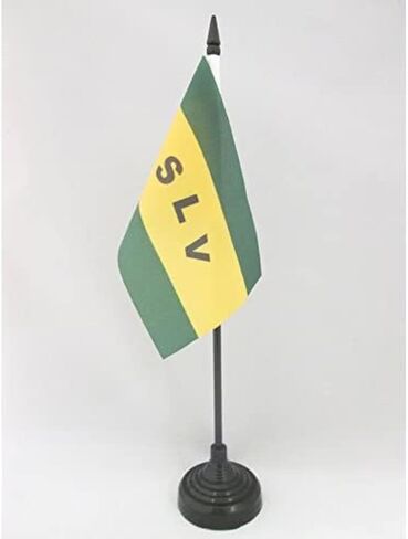 علم طاولة مايوت من AZ FLAG مقاس 10.16 سم × 15.24 سم - علم مكتب منطقة مايوت الفرنسية مقاس 15 × 10 سم - عصا وقاعدة بلاستيكية سوداء in Kuwait