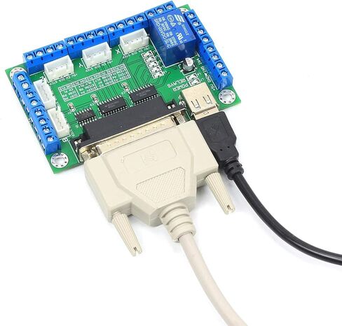 RATTMMOTOR لوحة القطع ذات 5 محاور واجهة LPT Mach3 بطاقة التحكم باستخدام الحاسب الآلي محرك متدرج سائق جهاز التوجيه باستخدام الحاسب الآلي آلة النقش والطحن باستخدام الحاسب الآلي المنفذ المتوازي in Kuwait