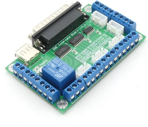 RATTMMOTOR لوحة القطع ذات 5 محاور واجهة LPT Mach3 بطاقة التحكم باستخدام الحاسب الآلي محرك متدرج سائق جهاز التوجيه باستخدام الحاسب الآلي آلة النقش والطحن باستخدام الحاسب الآلي المنفذ المتوازي in Kuwait