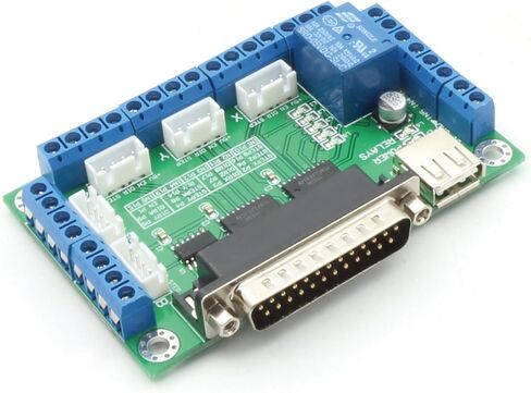 RATTMMOTOR لوحة القطع ذات 5 محاور واجهة LPT Mach3 بطاقة التحكم باستخدام الحاسب الآلي محرك متدرج سائق جهاز التوجيه باستخدام الحاسب الآلي آلة النقش والطحن باستخدام الحاسب الآلي المنفذ المتوازي in Kuwait