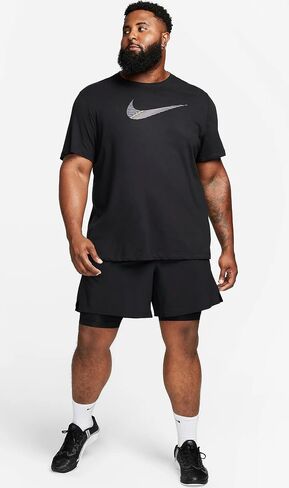 Nike - T-Shirts (Men's and Women's) (US, Alpha, Small, Regular, Regular, Men's - Nike - Black/Yellow (FJ2464-010)) in Saudi Arabia