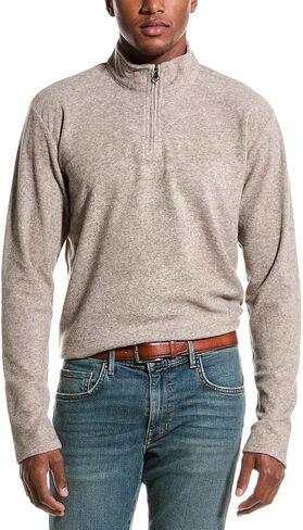 Vintage 1946 Men's Soft Brushed Sweater Knit Qzip in Kuwait