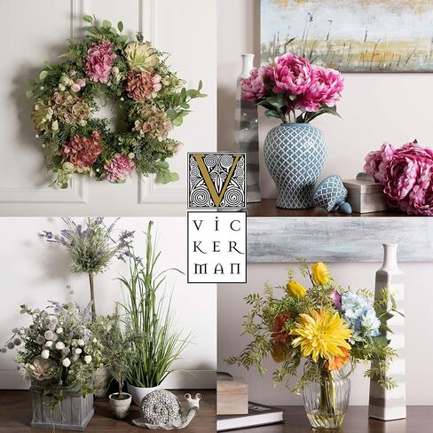 Vickerman Everyday 15.5" Artificial Reindeer Moss Square Wreath - Faux Indoor Greenery Wreath - for Home Or Office Decor in Saudi Arabia