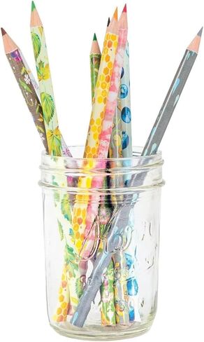Space Swirl Colored Pencils: 10 Two-Tone Pencils Featuring Photos from NASA in Saudi Arabia