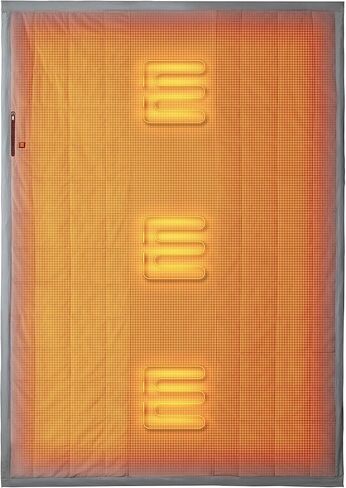 Gobi Heat - Zen Portable Heated Blanket - Portable Battery Operated Heating Blanket - Rechargeable and Versatile 70"x50" Blanket with 3 Heat Settings (Rye) in Saudi Arabia