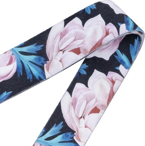 دولبهي حزام قيثارة، احزمة كتف يو كيه قابلة للتعديل بنمط الزهور لحفلات سوبرانو وتينور باريتون اوكيوليلز والمندولين والبانجو (ديزي)، ديزي، عادي in Kuwait