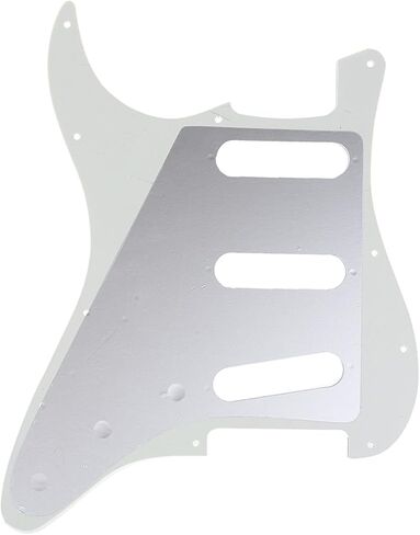 Musiclily Pro 11-Hole 60s 64 Vintage Style Strat SSS Pickguard for American Stratocaster Guitar, 3Ply Mint Green in Kuwait