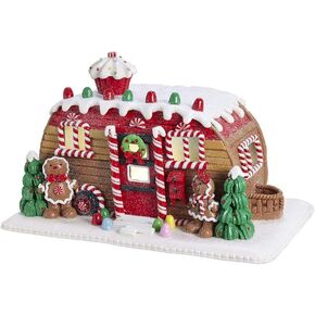 Kurt Adler 6-Inch Gingerbread Camper House Table Piece