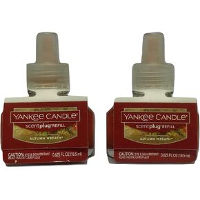 Yankee Candle Autumn Wreath Electric Home Fragrance Refills (Two)