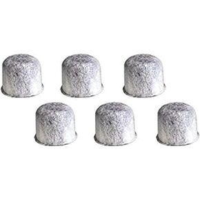 6 Replacement Charcoal Water Filters for Farberware 5-Cup Programmable Coffee Maker Part 103743-F By NISPIRA